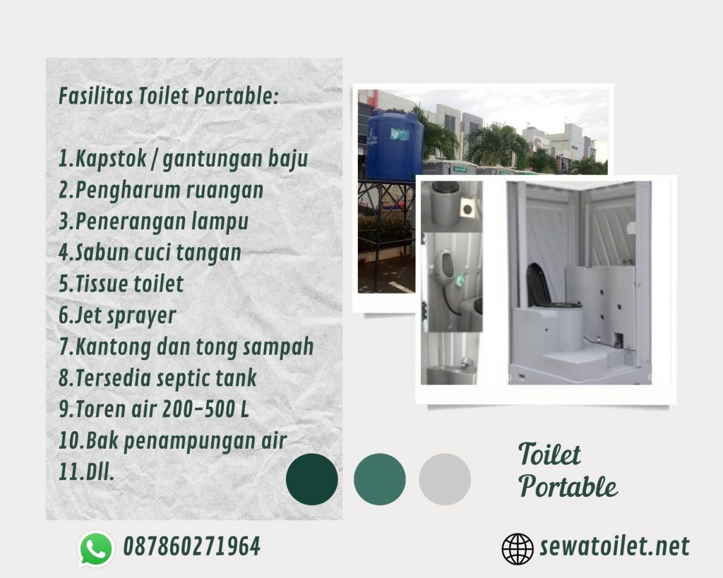 Rental Toilet Umum Portable Sewa Bulanan