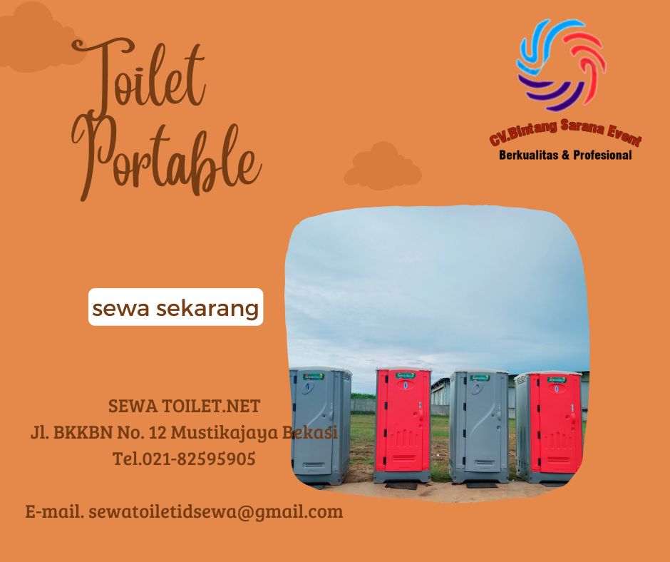 Pusat Penyewaan Portable Toilet Bekasi