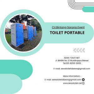 Sewa Toilet Portable Vip Dengan Closet Duduk Higienis Bekasi