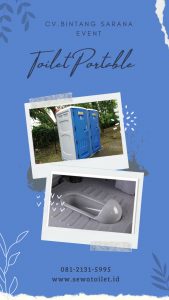 Sewa Toilet Portable Higienis Ramah Lingkungan Jakarta
