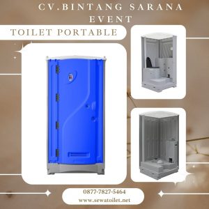Jasa Pinjam Toilet Portable Bahan HDPE Tipe Standard