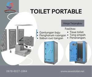 Tempat Penyewaan Toilet Portable Acara Pesta Berkualitas