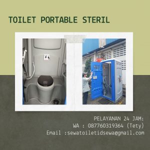 Pusat Sewa Toilet Portable VIP Harga Ekonomis Terbaru 2023 Jakarta