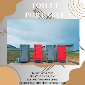 Persewaan Toilet Portable VIP Bersih Dan Steril Terbaru 2023 Kalimalang