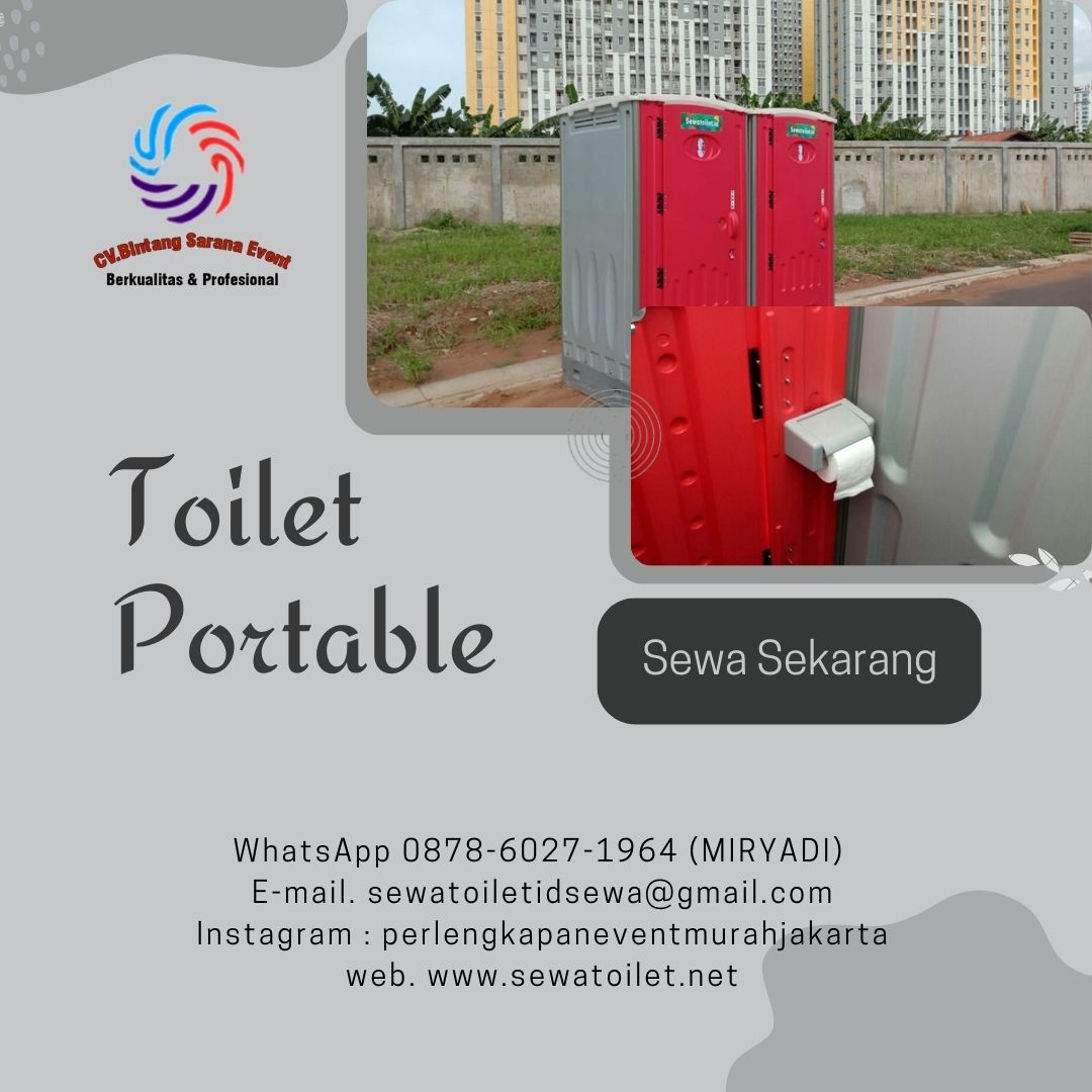 Tempat Sewa Toilet Portable Termurah Bekasi