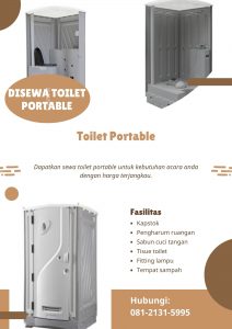 Tempat Persewaan Toilet Portable Lengkap Berkualitas Jabodetabek
