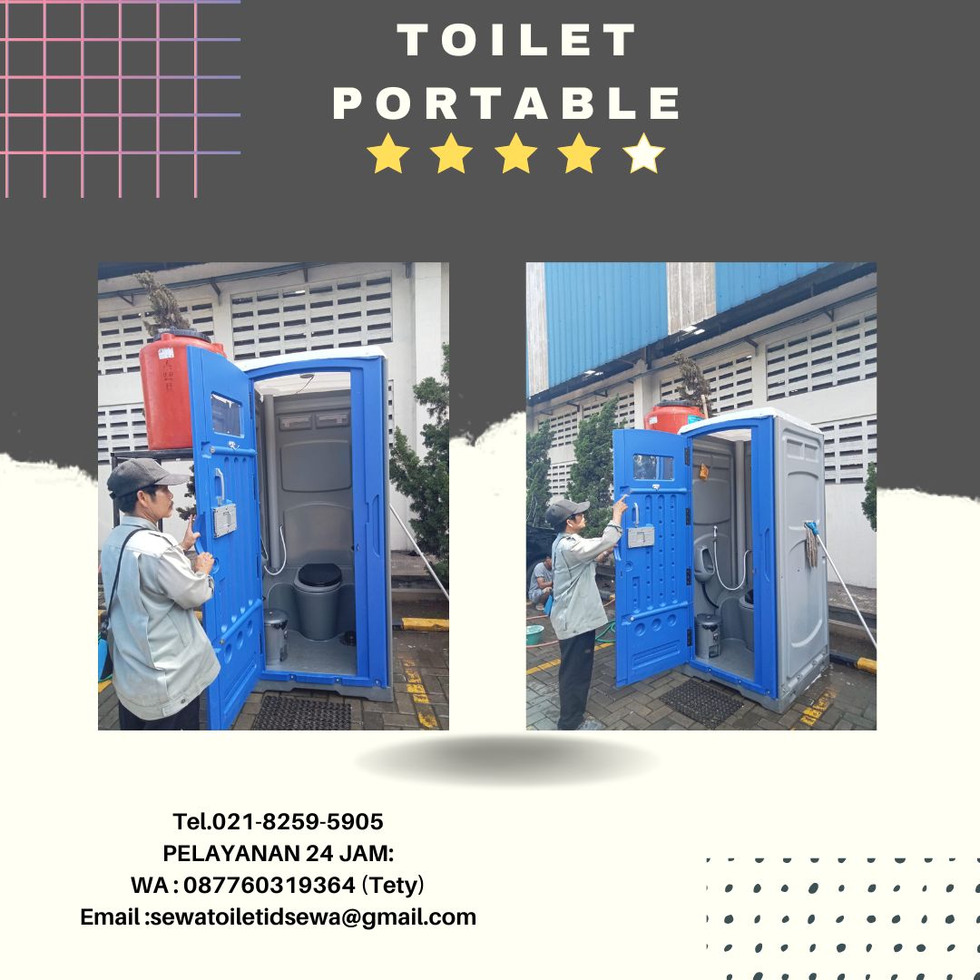 Jasa Sewa Toilet Portable Bebas Biaya Ongkir Area Jabodetabek
