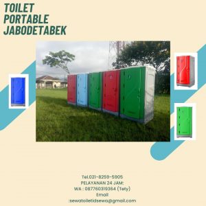Jasa Sewa Toilet Portable Posko Mudik Lebaran 2023 Jabodetabek