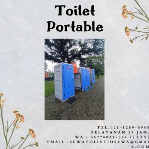 Sewa Toilet Portable VIP Rawamangun Jakarta Timur