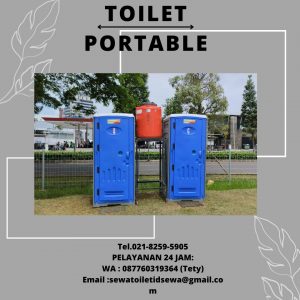 Sewa Toilet Portable VIP Kokoh Bekasi