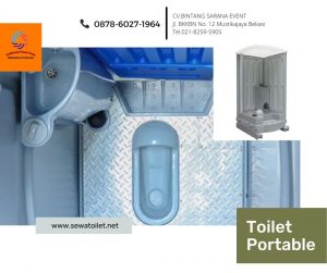 Rental Toilet Portable Bahan HDPE Siap Guna Jakarta