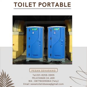 Sewa Toilet Portable Bersih Manggarai Jakarta Selatan