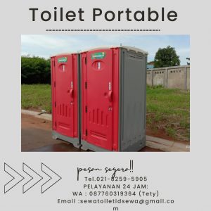 Rental Toilet Portable Bersih Terawat Area Jabodetabek