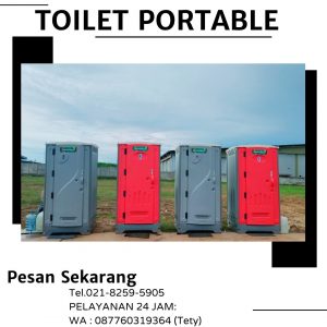 Gudang Sewa Toilet Portable Proyek Bersih Ciledug Tangerang