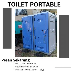 Gudang Sewa Toilet Portable Proyek Bersih Ciledug Tangerang
