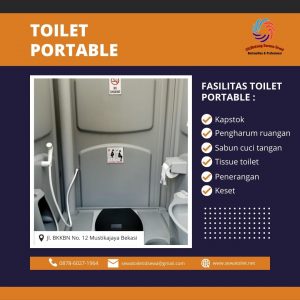 Sewa Toilet Portable Berkualitas Kebon Melati Tanah Abang Jakpus