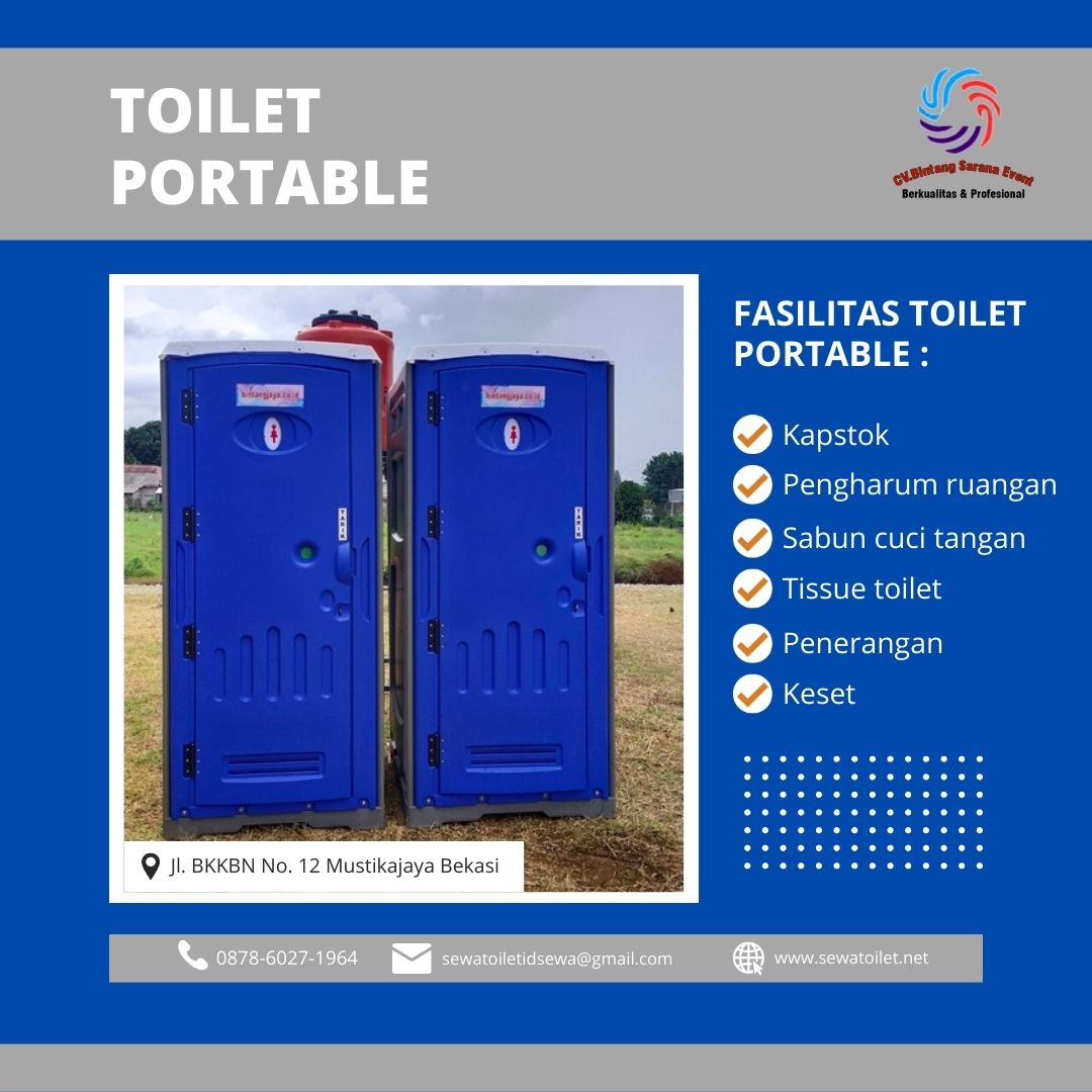 Sewa Toilet Portable Bersih Petamburan Tanah Abang Jakpus