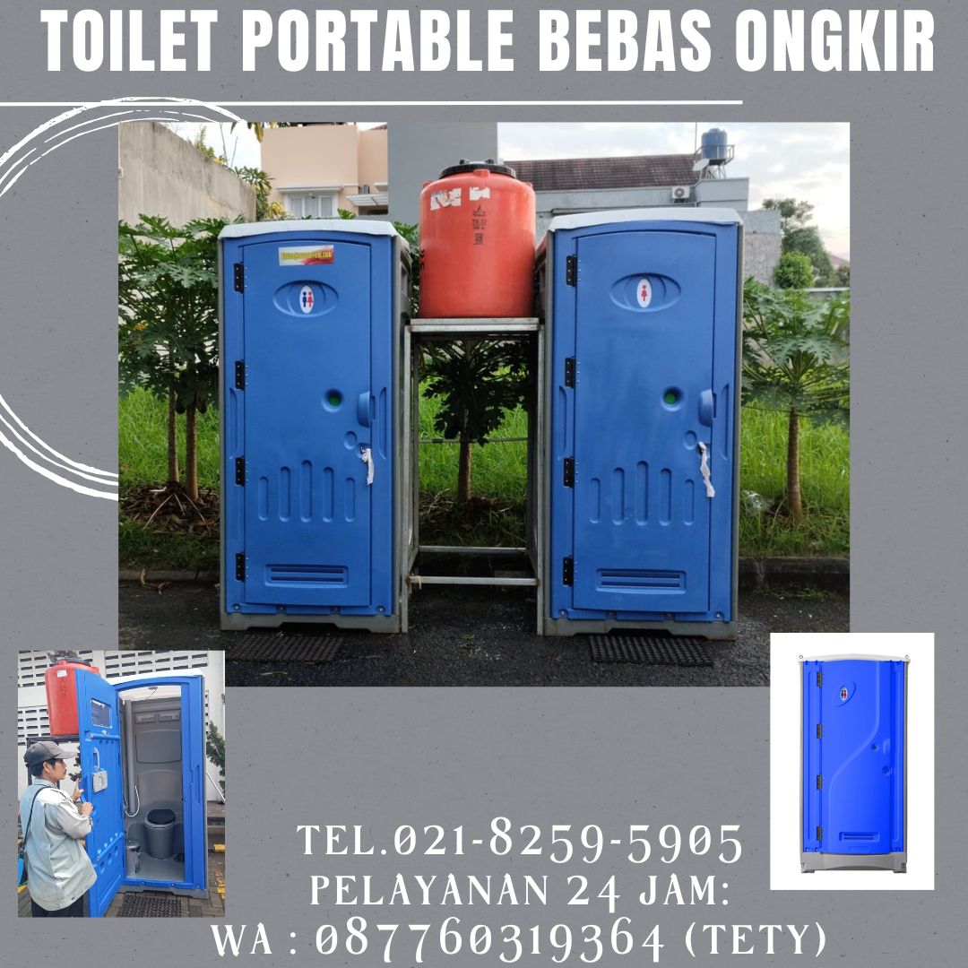 Sewa Toilet Portable Bebas Ongkir Pancoran Mas Depok