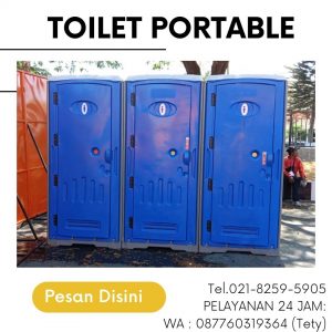 Sewa Toilet Portable Pelayanan 24 jam Serpong Tangerang Selatan