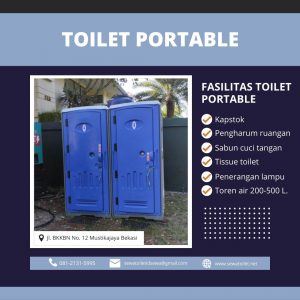 Sewa Toilet Portable Standar Kertajati Industrial Estate Majalengka
