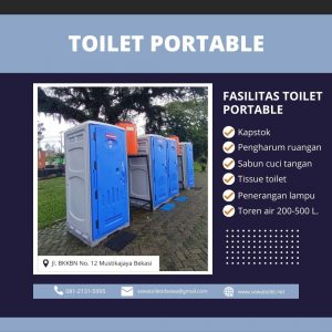 Sewa Toilet Portable Standar Kertajati Industrial Estate Majalengka