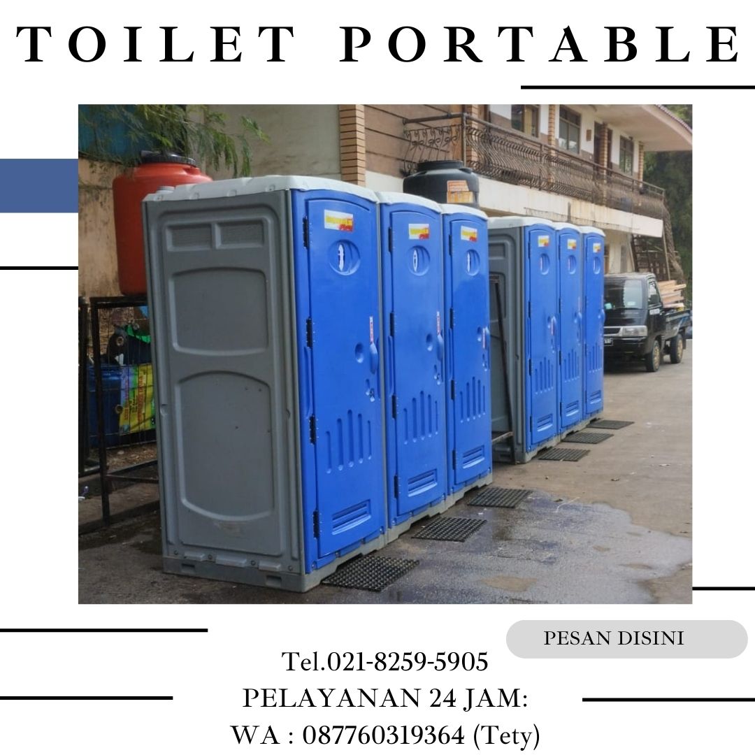 Sewa Toilet Portable Bebas Ongkir Harga Ekonomis Jakarta