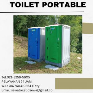 Sewa WC Portable Bersih Terawat Jakarta Barat | Bebas Ongkir