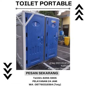 Sewa Toilet Portable Siap Setting Gambir Jakarta Pusat