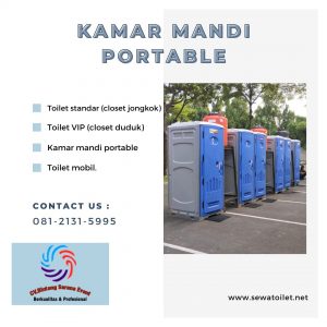 Sewa Kamar Mandi Portable Higienis Dan Ekonomis Jakarta Timur