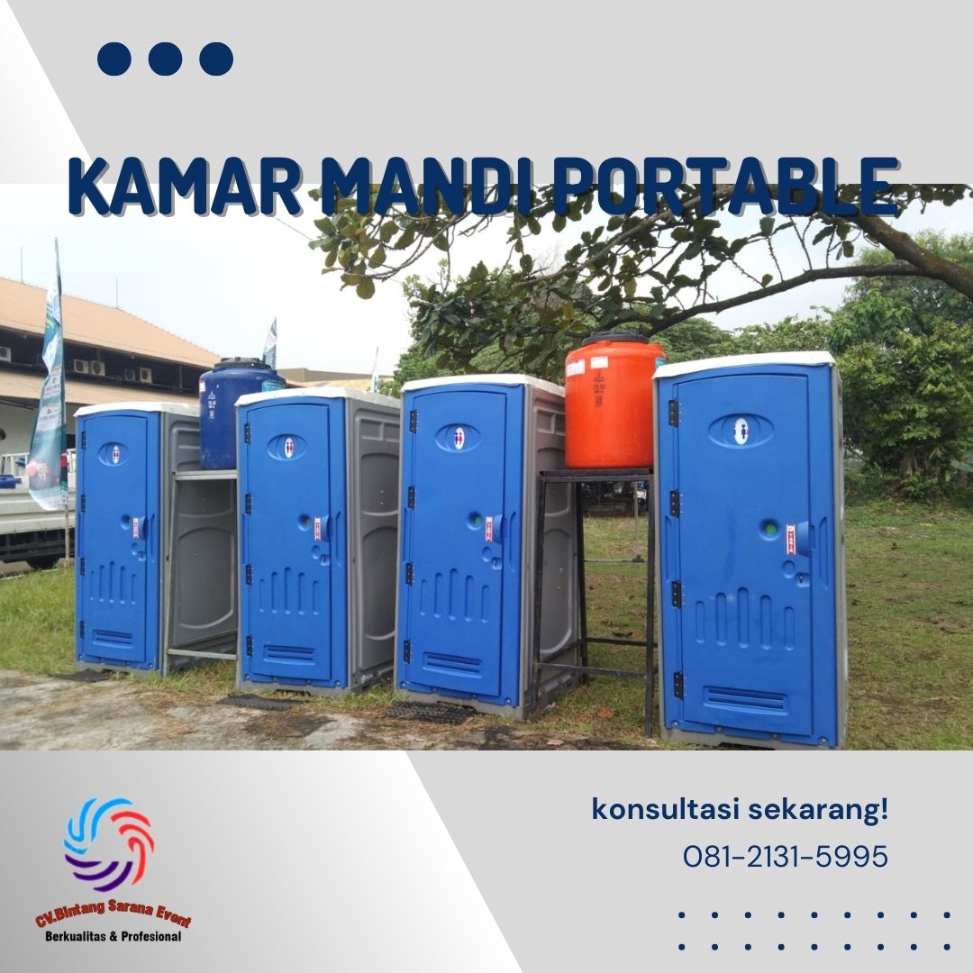 Sewa Kamar Mandi Portable Free Ongkir Jakarta Utara