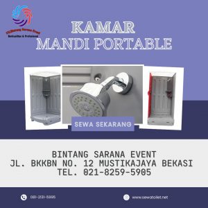Rental Kamar Mandi Portable Ergonomis Purwakarta Jawa Barat
