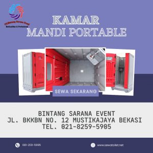 Rental Kamar Mandi Portable Ergonomis Purwakarta Jawa Barat