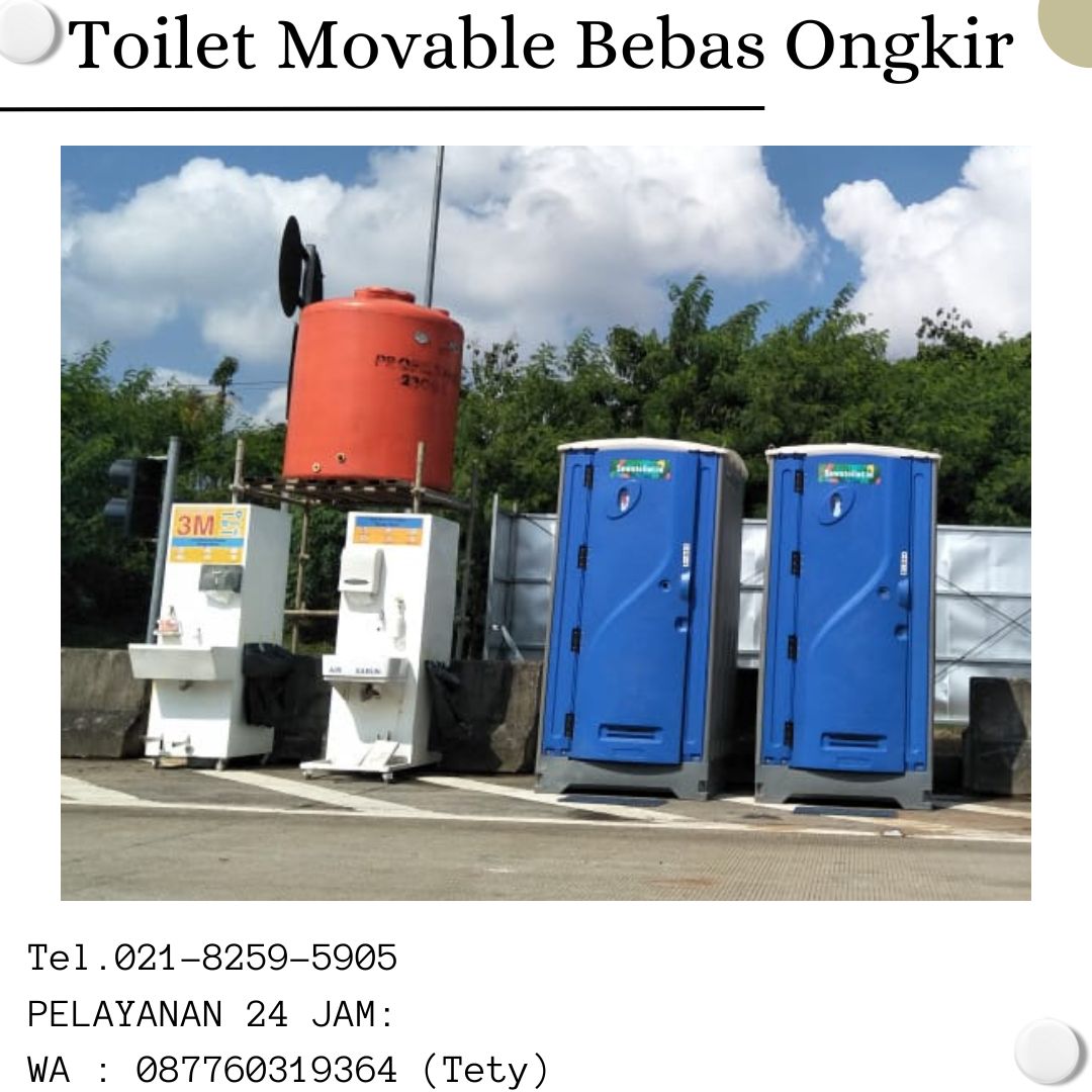 Sewa Toilet Movable Bebas Ongkir Jakarta Timur