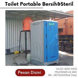 Sewa Portable Toilet Berkualitas Bersih & Steril Depok