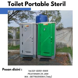 Tempat Sewa Toilet Portable Steril Periuk Tangerang