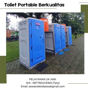 Sewa Toilet Portable Berkualitas Bersih area Jabodetabek