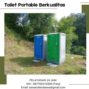 Sewa Toilet Portable Berkualitas Bersih area Jabodetabek
