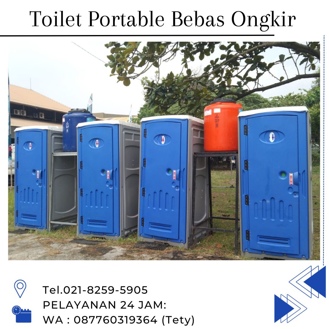 Tempat Sewa Toilet Portable Bebas Ongkir Cilodong Depok
