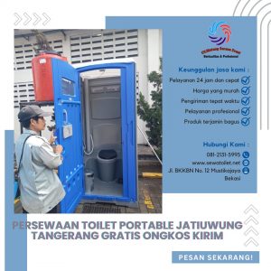 Persewaan Toilet Portable Jatiuwung Tangerang Gratis Ongkos Kirim
