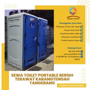 Sewa Toilet Portable Bersih Terawat Karangtengah Tangerang