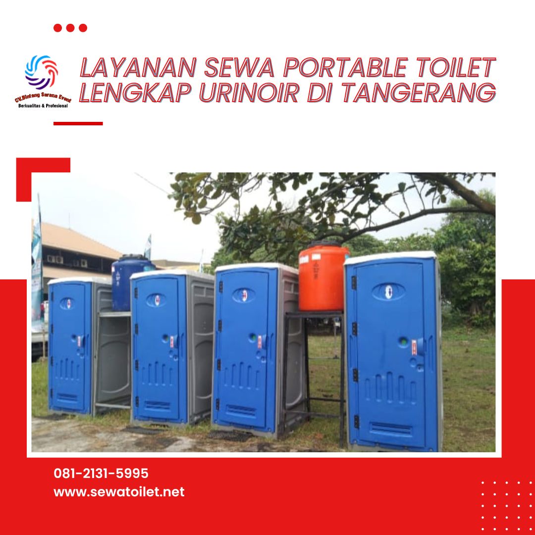 Layanan Sewa Portable Toilet Lengkap Urinoir Di Tangerang
