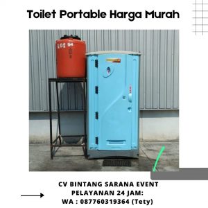 Layanan Sewa Toilet Portable Harga Murah Kota Bogor